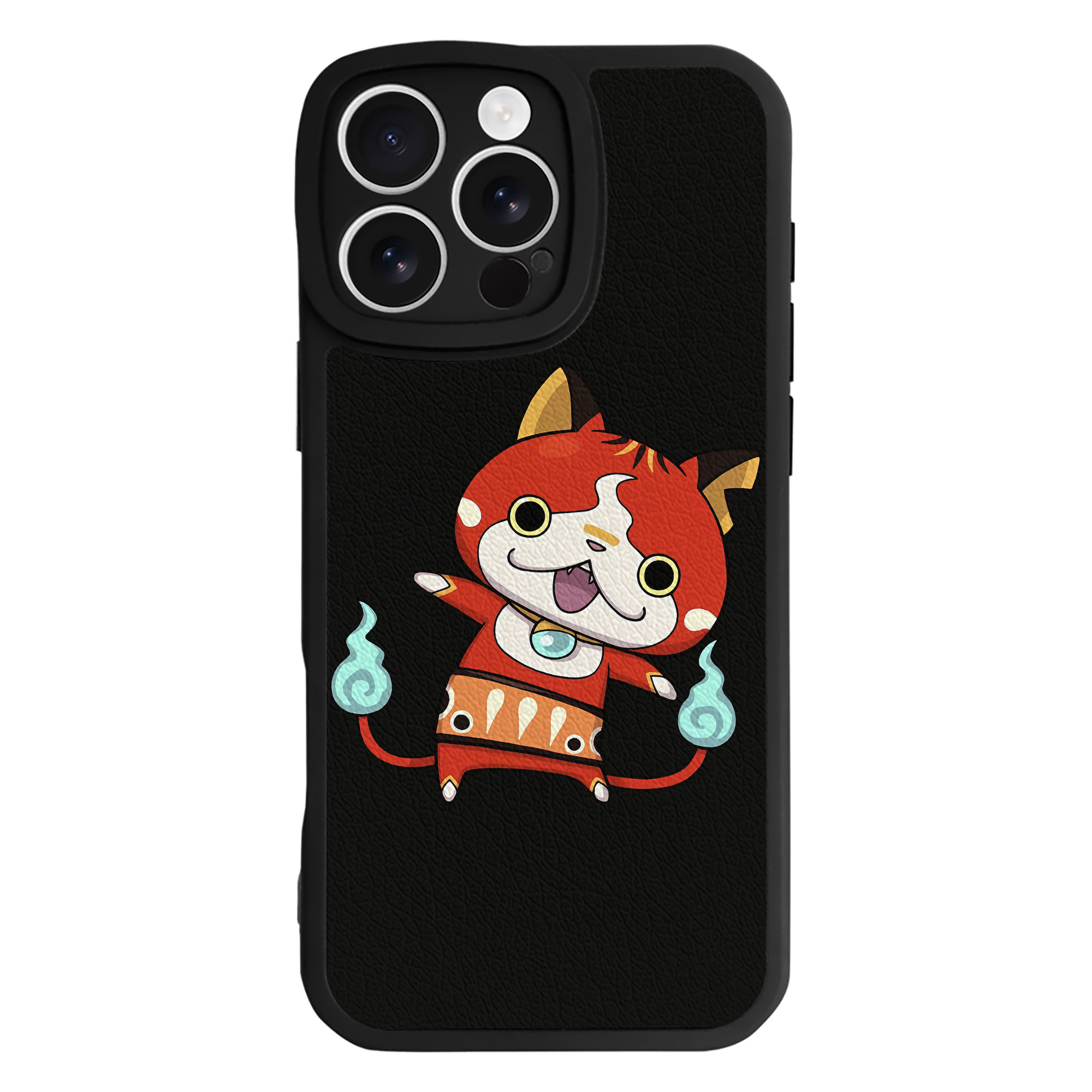 （画像用） 妖怪ウォッチ Yo-kai Watch 【iPhone 16シリーズ対応】シリコンスマホケース（レザー調） 材質：シリコン